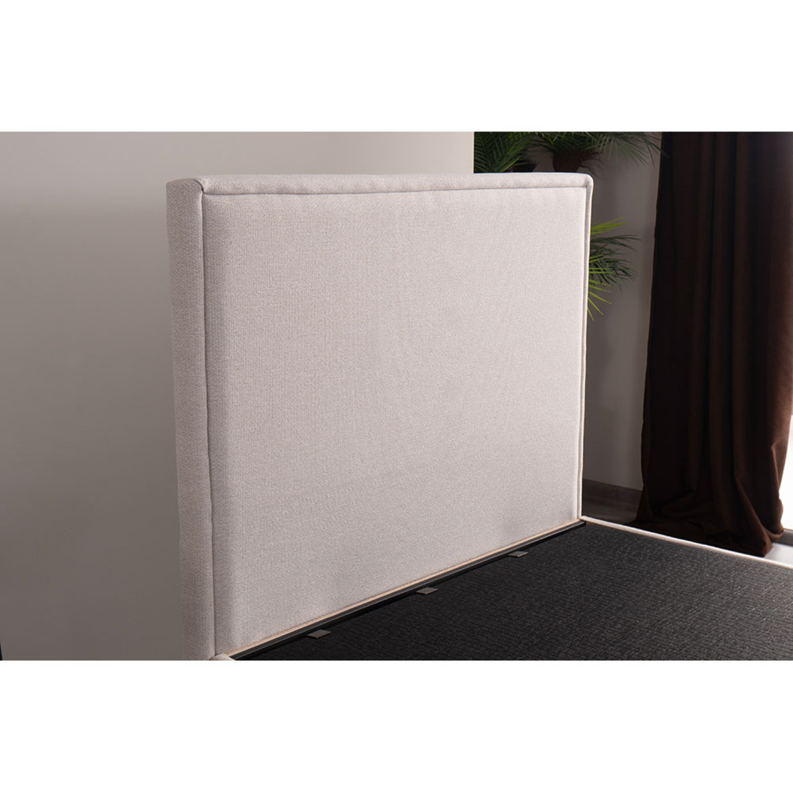 FRAME BED WITH STORAGE (FOR MATTRESS 120x200cm) ZAKAR LOOK BEIGE 16-854 E1 TR