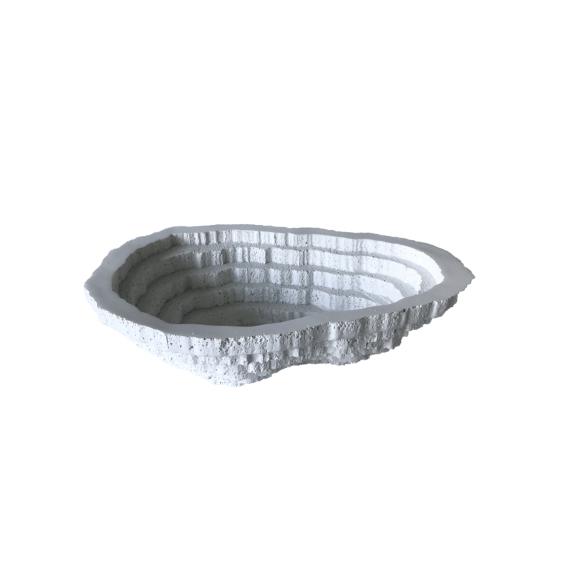 CINTAN WHITE BOWL POLYRESIN WHITE 28x20,5xH8cm PRC