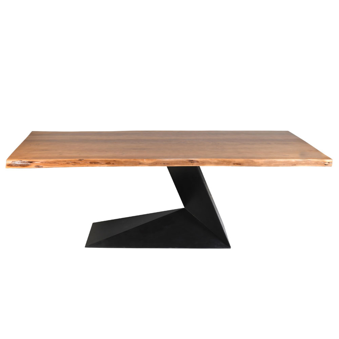 LIBERTY TABLE WOOD ACACIA WALNUT METAL BLACK IN