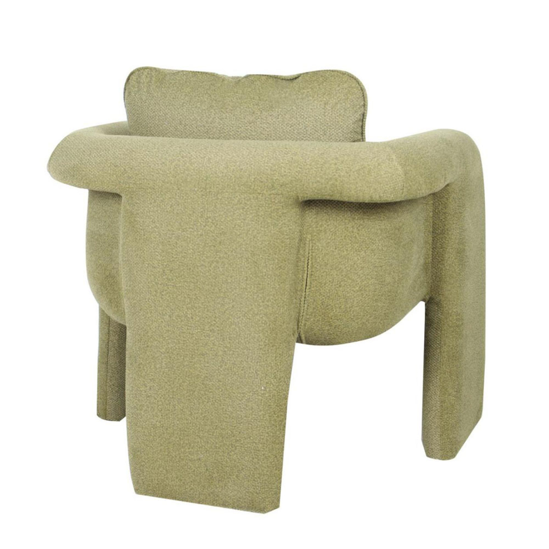 LOOP ARMCHAIR FABRIC LIME E1 PRC