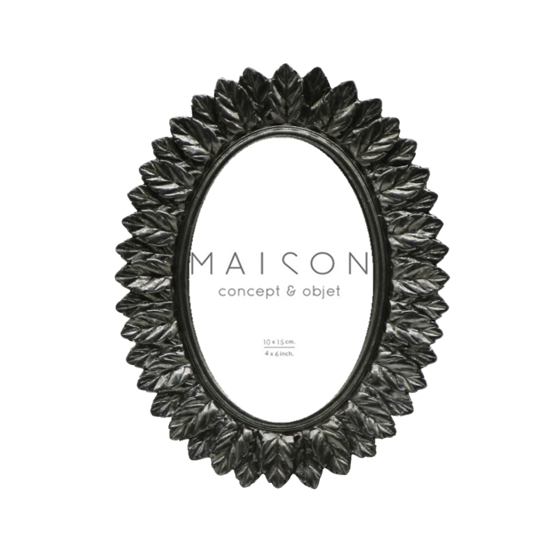 CROWN PHOTO FRAME POLYRESIN GLASS SILVER 17x2xH21,