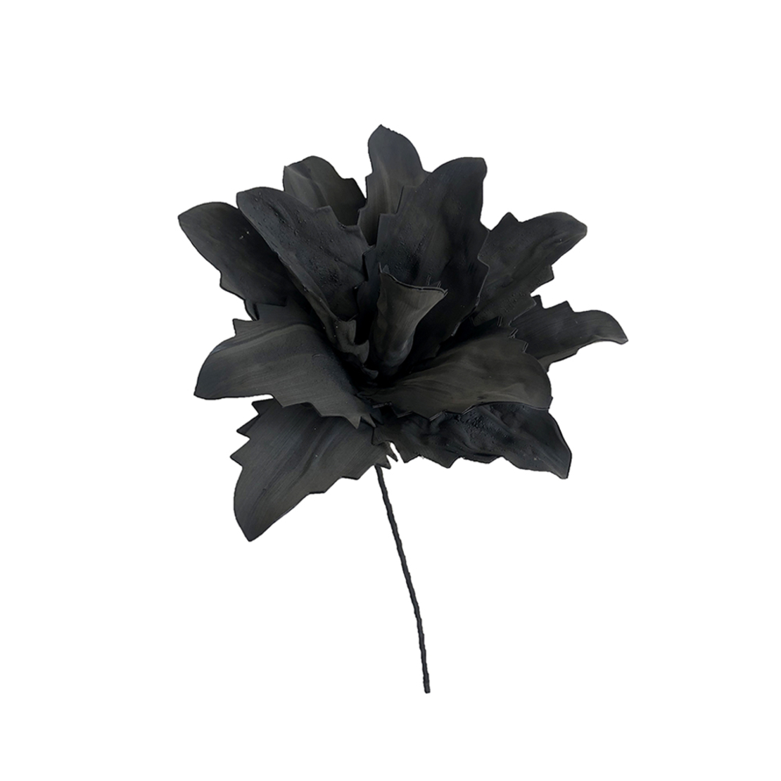 POISON ARTIFICIAL FLOWER EVA FOAM BLACK H75cm PRC