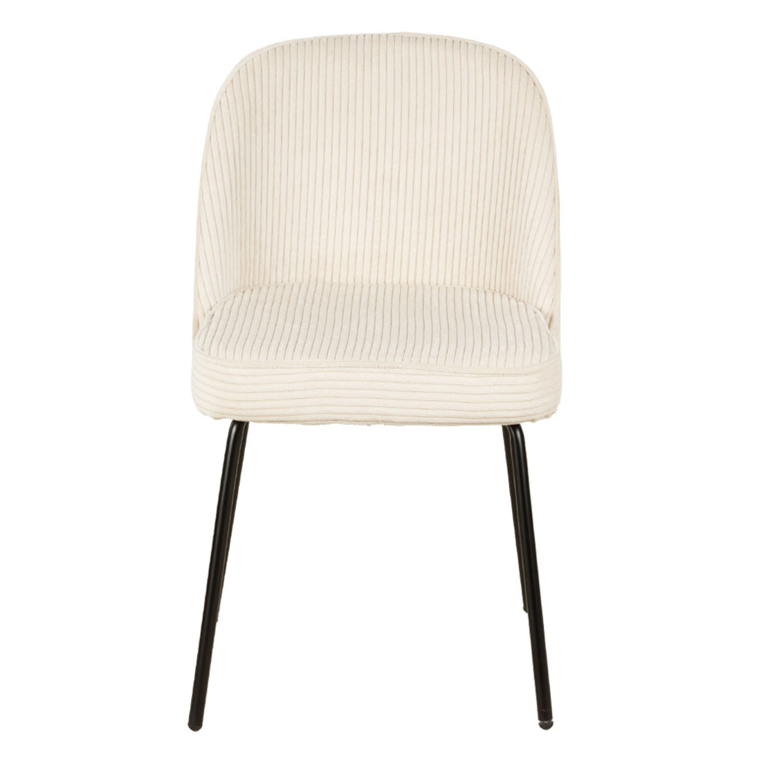 VOTSALO CHAIR FABRIC CREAM METAL BLACK E1 PRC