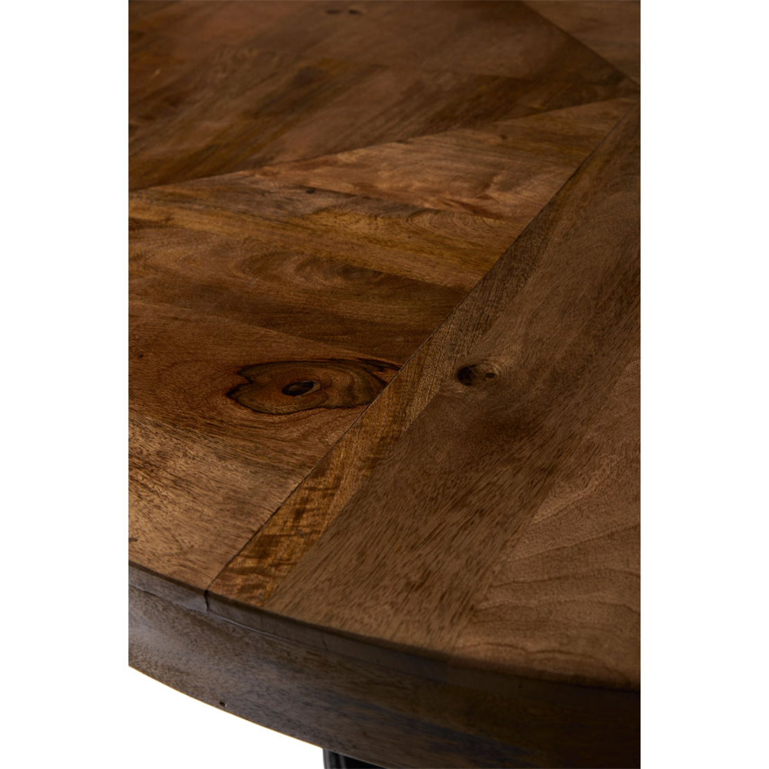 MAGNOLIA TABLE WOOD MANGO NATURAL BLACK IN