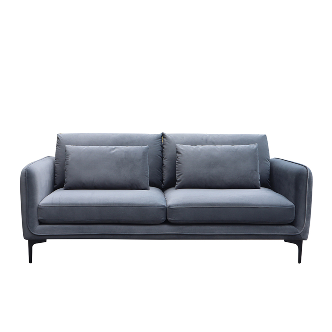 PARISIAN SOFA 3SEAT FABRIC GREY E1 PRC