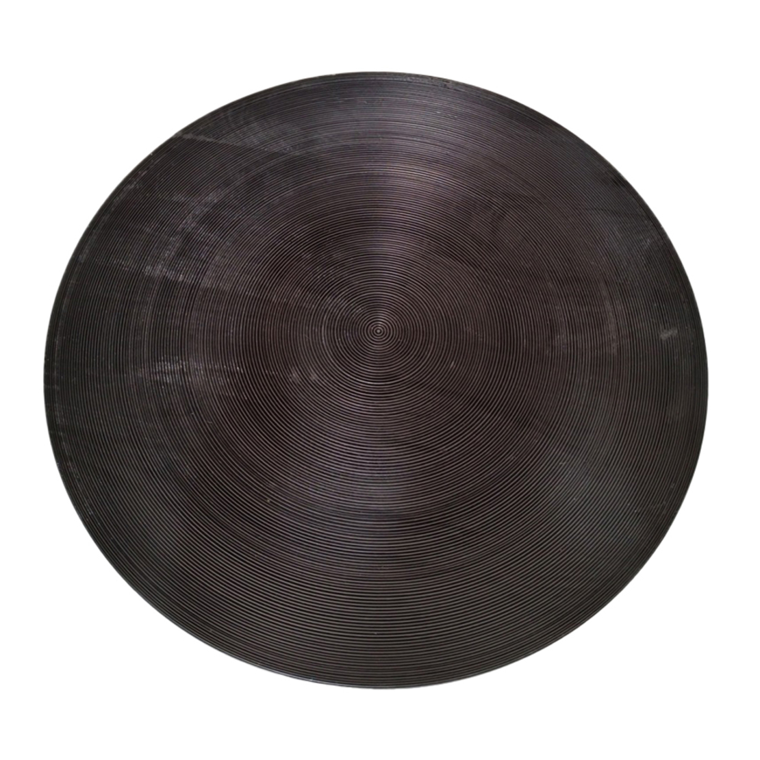 ZEN COFFEE TABLE METAL BLACK WOOD SILVER 91x91xH40cm IN