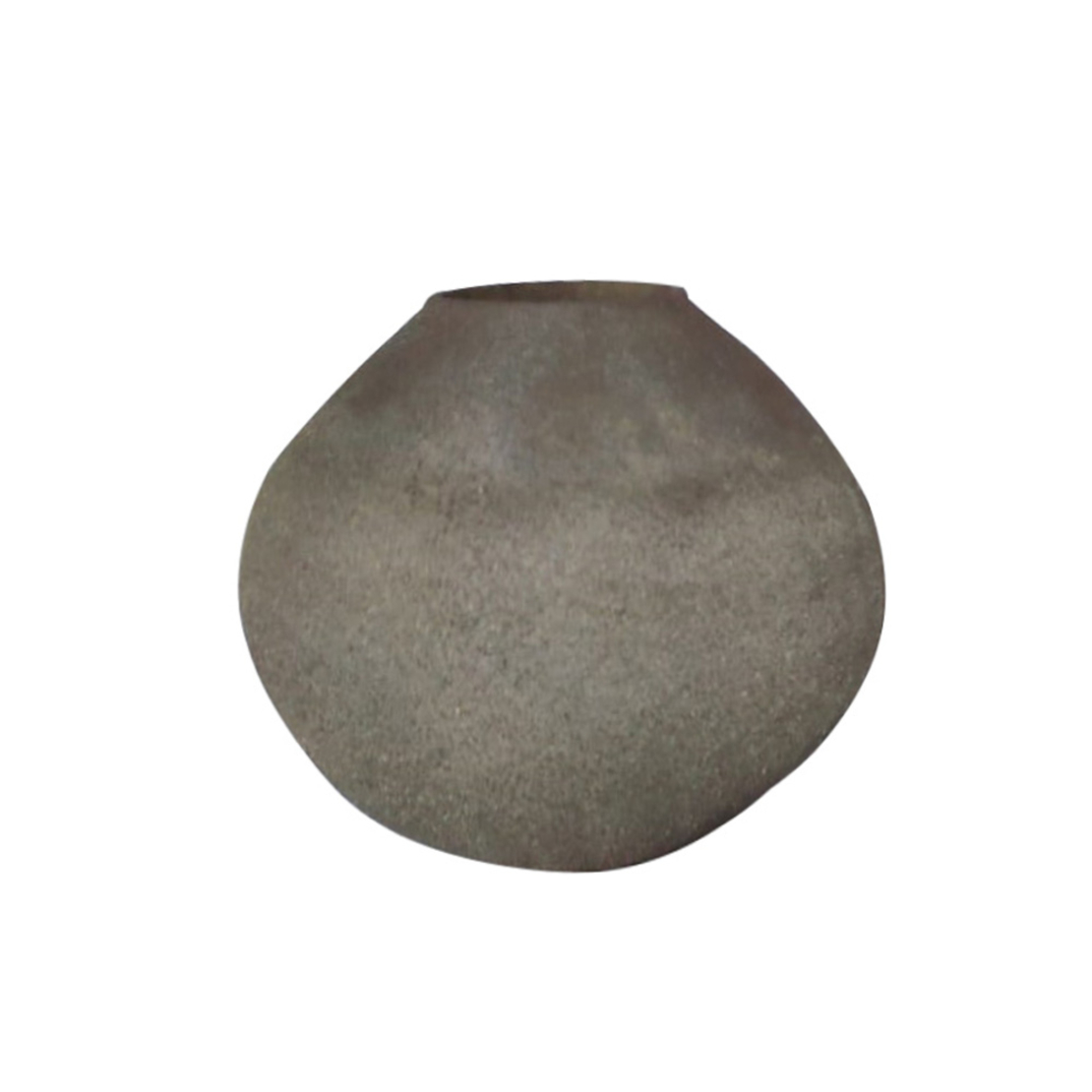 ASENA VASE GLASS BEIGE D18xH17cm IN