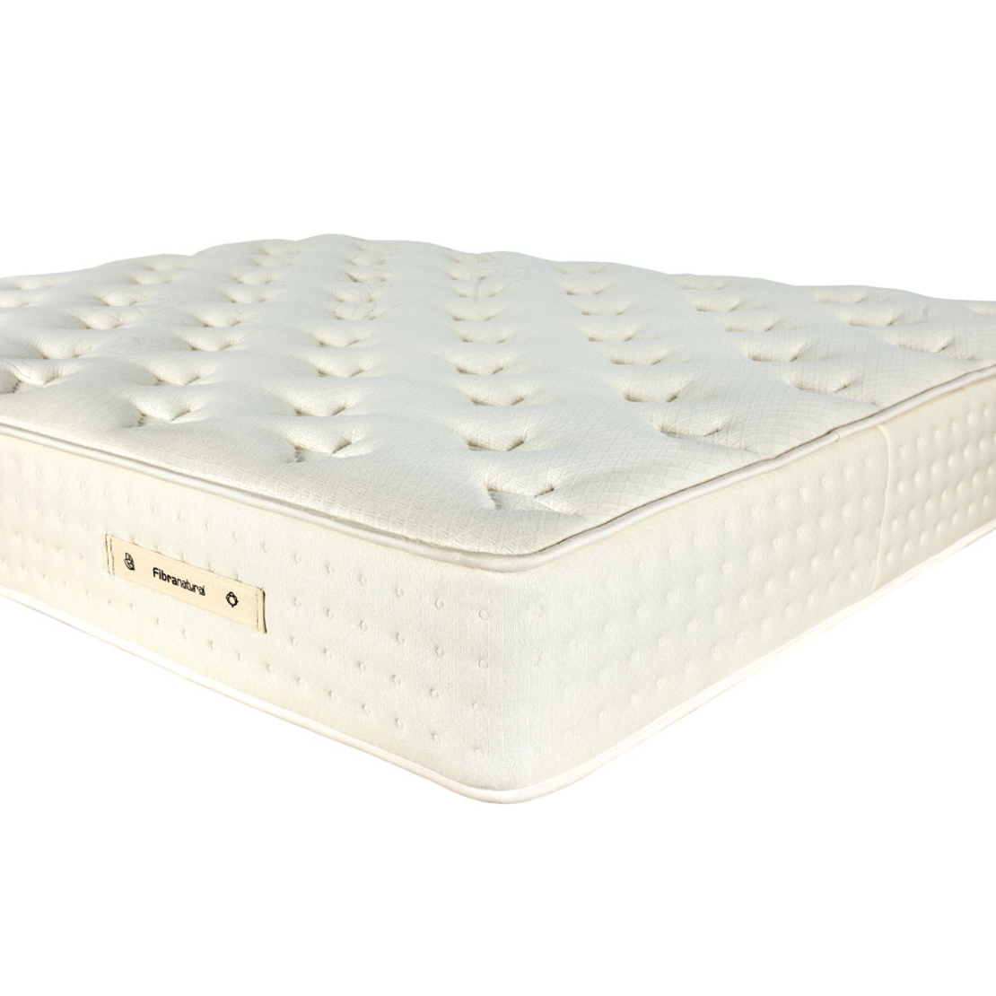 FIBRA NATURAL MATTRESS 160x200cm ALOE VERA FOAM OFF WHITE FOAM TR