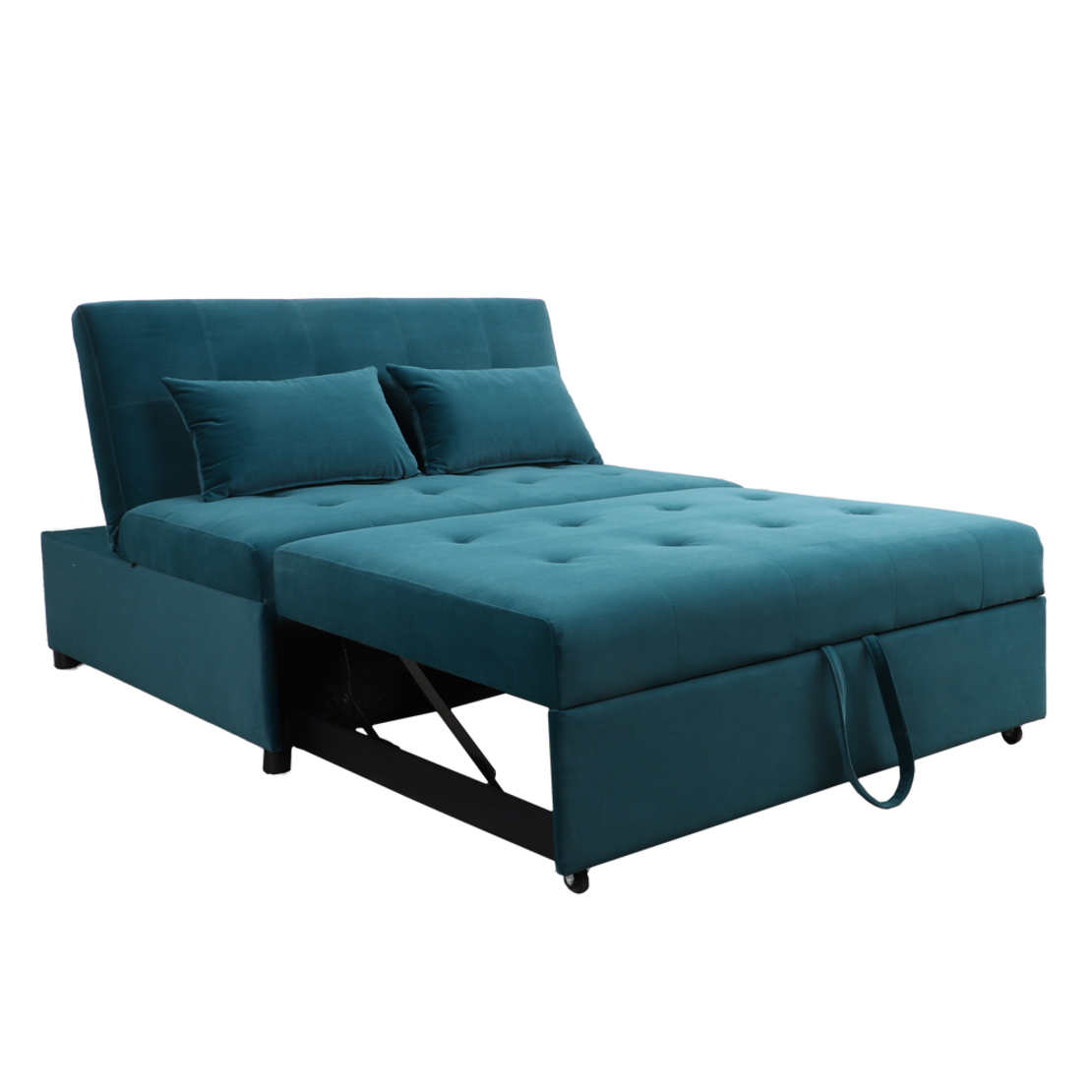 XENIA SOFA BED 2SEAT FABRIC EMERALD E1 PRC