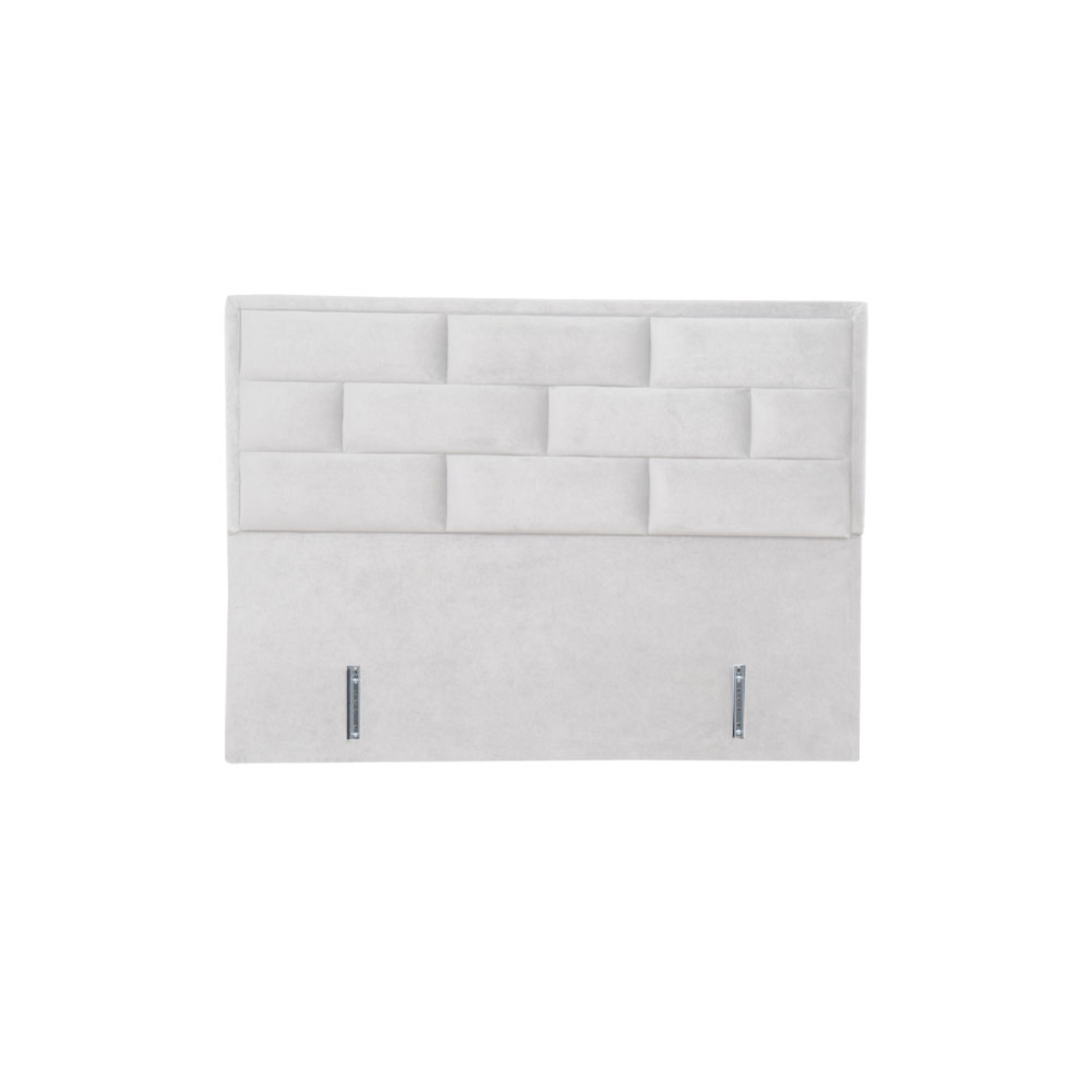 BRICK BED WITH STORAGE (FOR MATTRESS 160x200cm) FABRIC OFF WHITE 16-450 E1 TR
