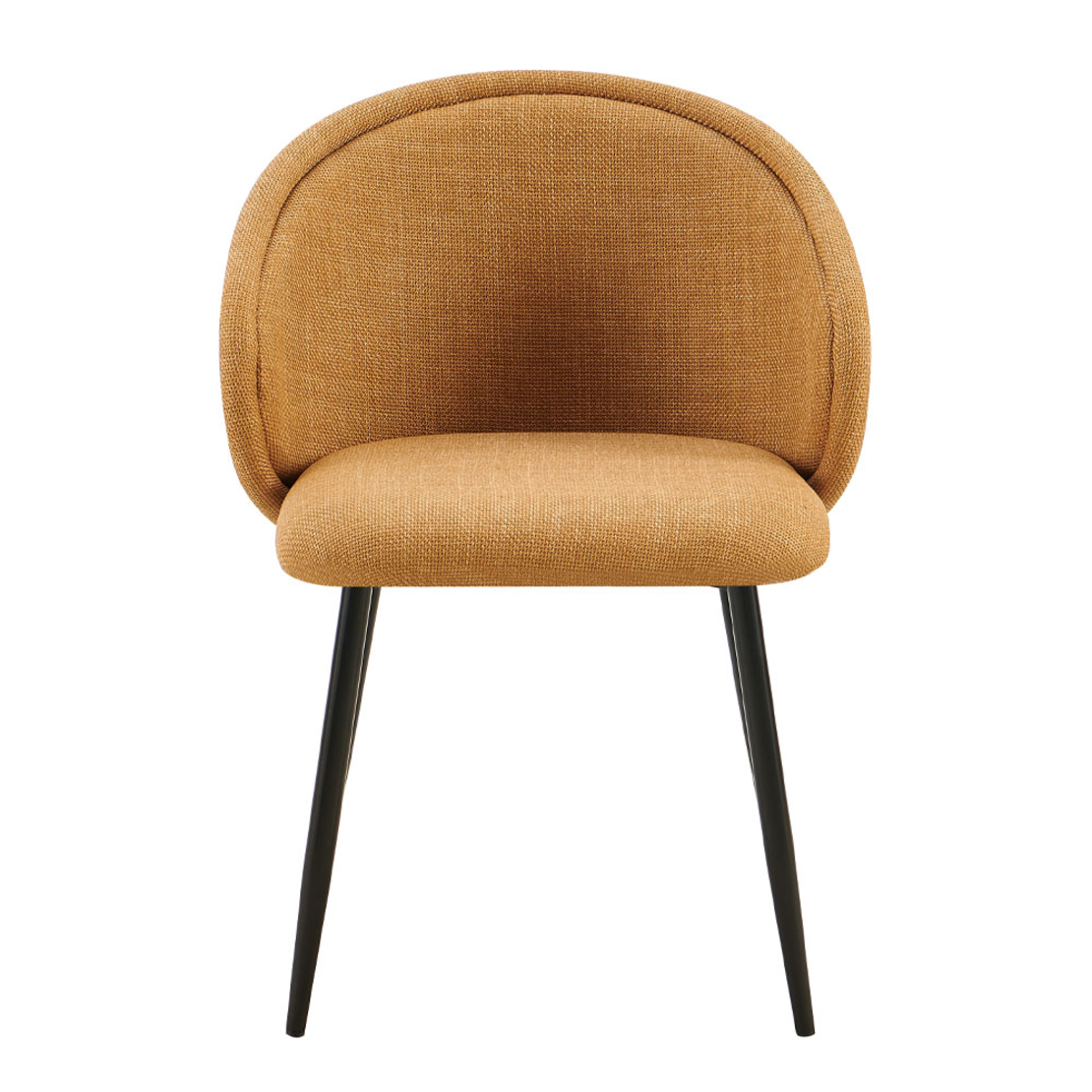 FIGARO CHAIR ARMCHAIR FABRIC YELLOW METAL BLACK E1 PRC