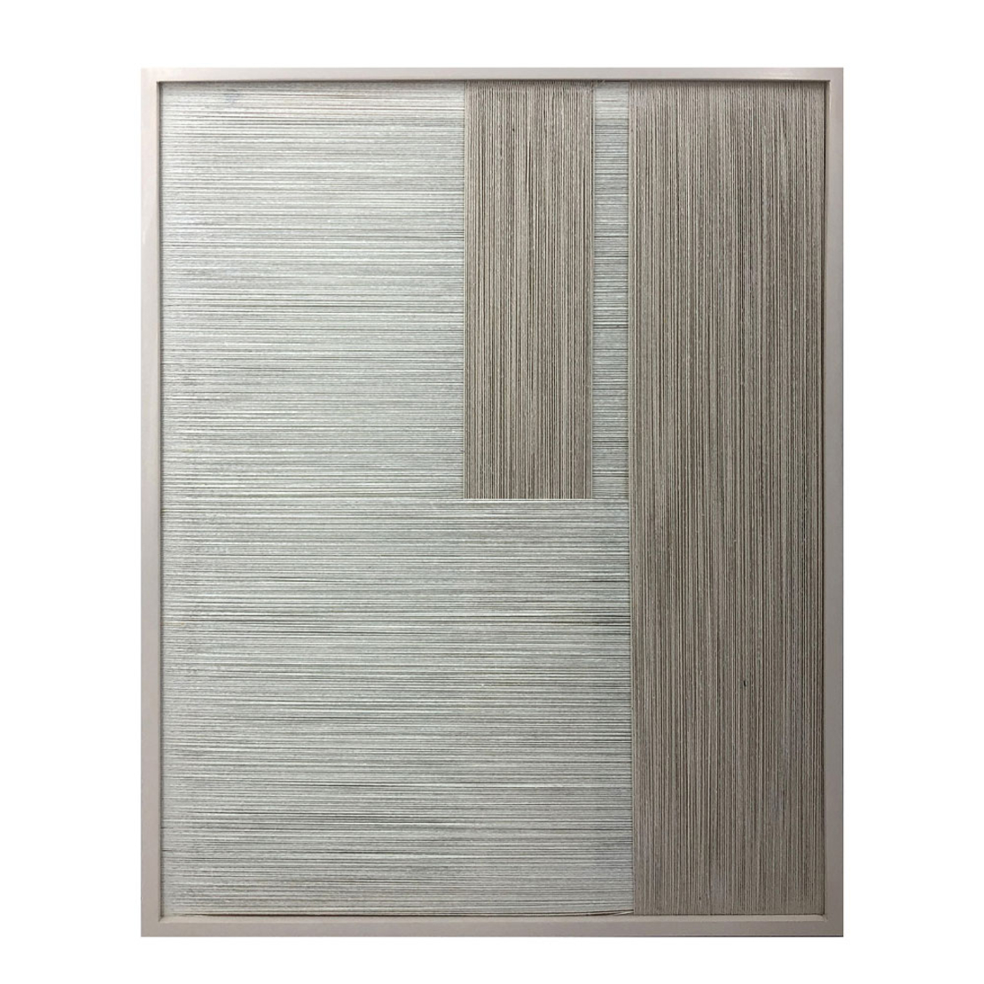 ENDLESS IMAGINATION PAINTING WOOD BEIGE WHITE YARN
