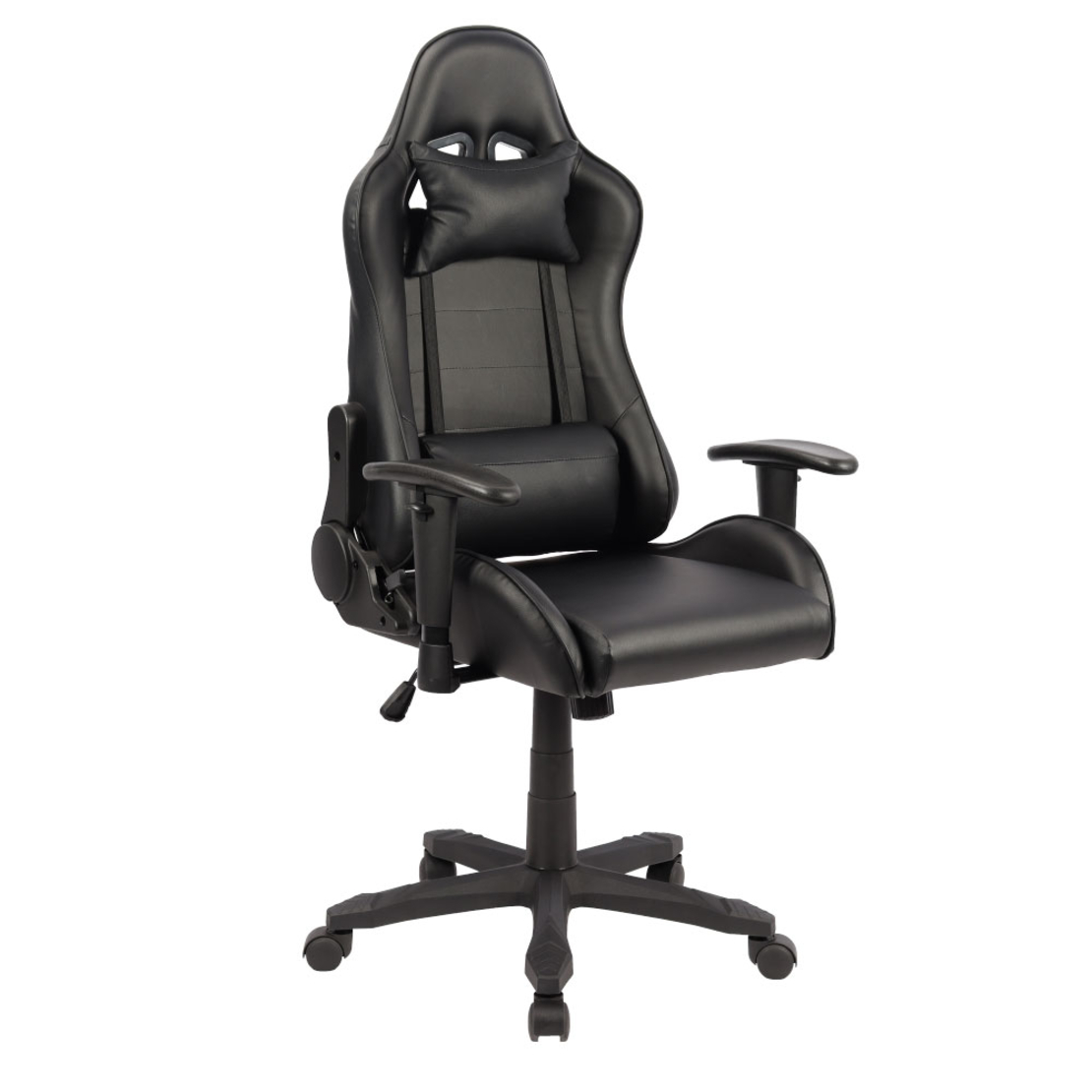 MAXIMUS CHAIR DESK FABRIC BLACK 68x63xH127cm PRC