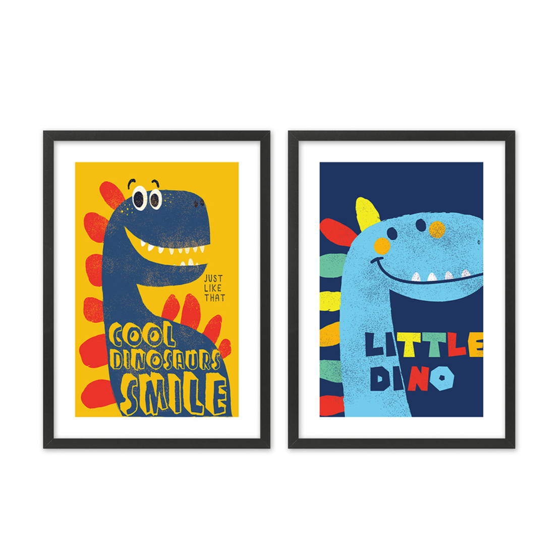 REX PAINTING SET 2PCS MDF MULTICOLOR PAPER FRAME B