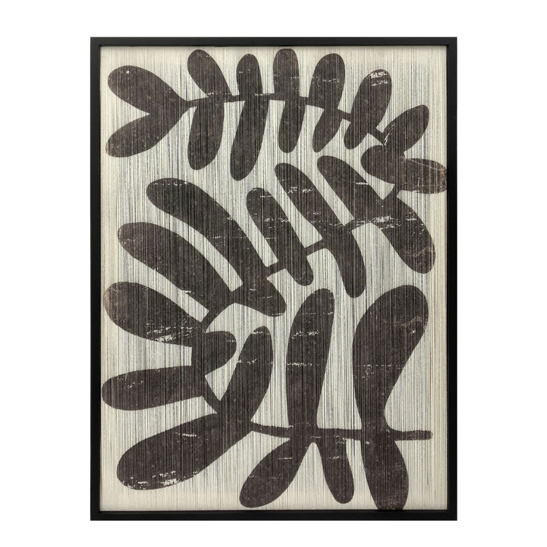 LIVE BOLDLY C PAINTING WOOD BLACK BEIGE FRAME BLAC