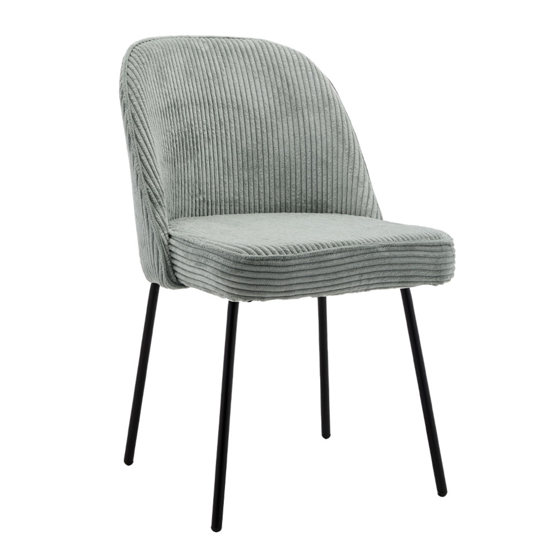 VOTSALO CHAIR FABRIC ALMOND GREEN METAL BLACK E1 PRC