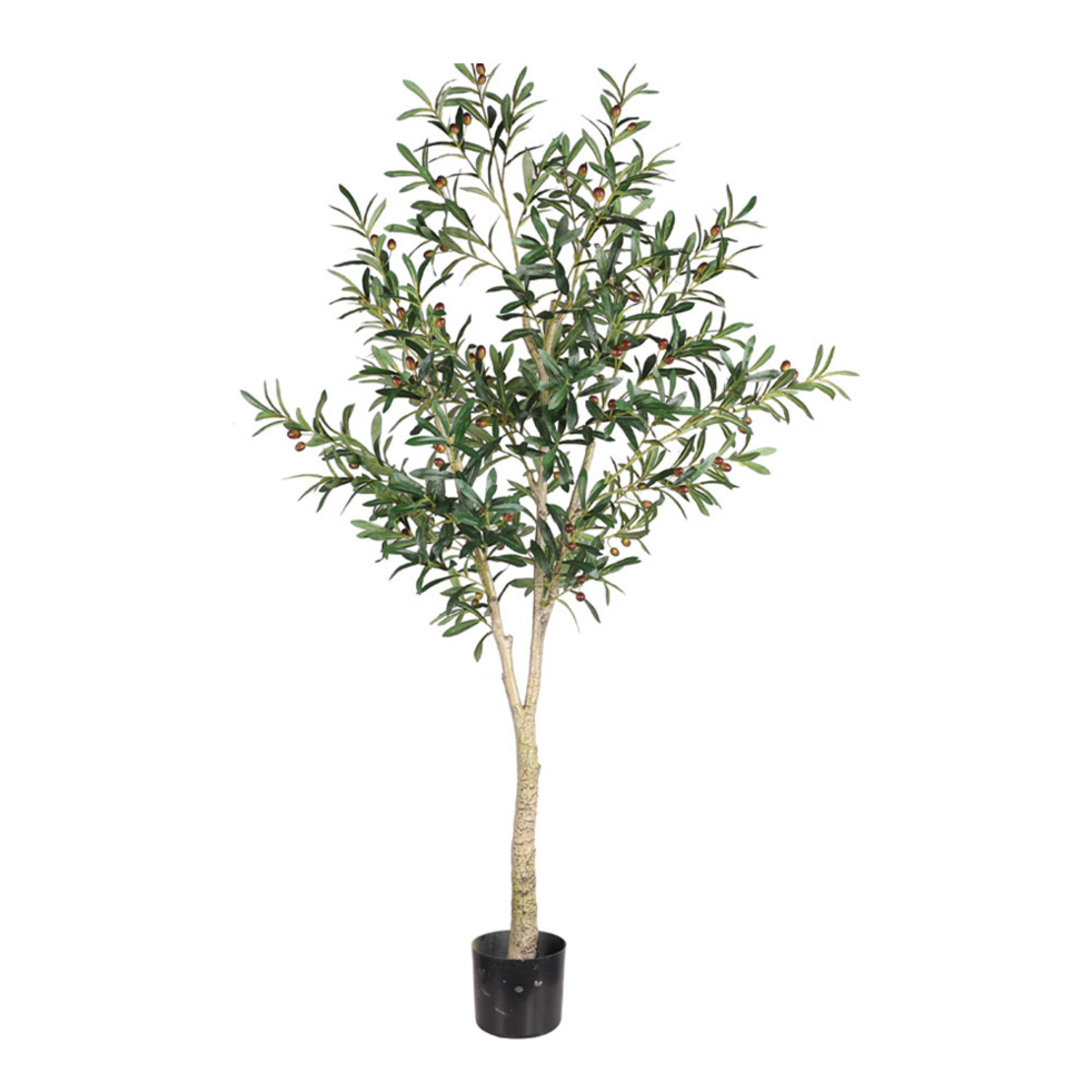 OLIVE TREE ARTIFICIAL PLANT IN POT GREEN BLACK H18