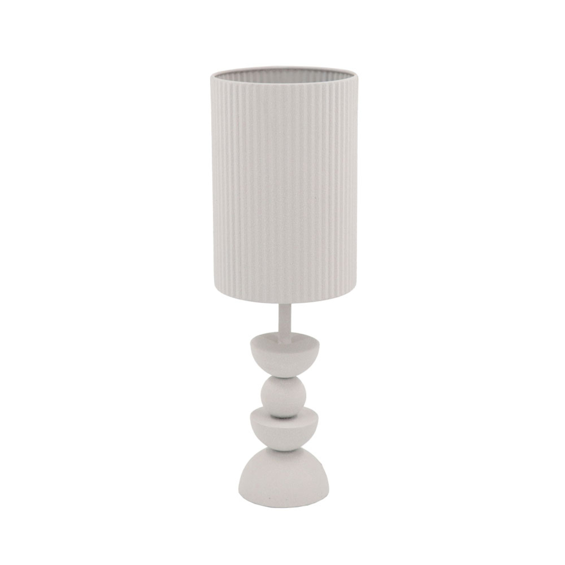 UP : DOWN 56 LAMP TABLE 18x18x56 METAL WHITE