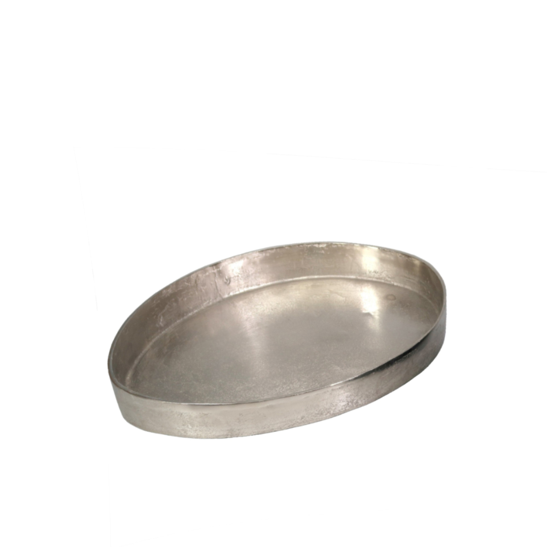 GLAZ TRAY ALUMINIUM SILVER 47,5x29,5xH6cm IN