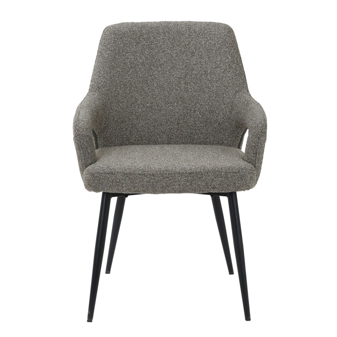 PONTE CHAIR FABRIC OLIVE GREEN METAL BLACK E1 PRC