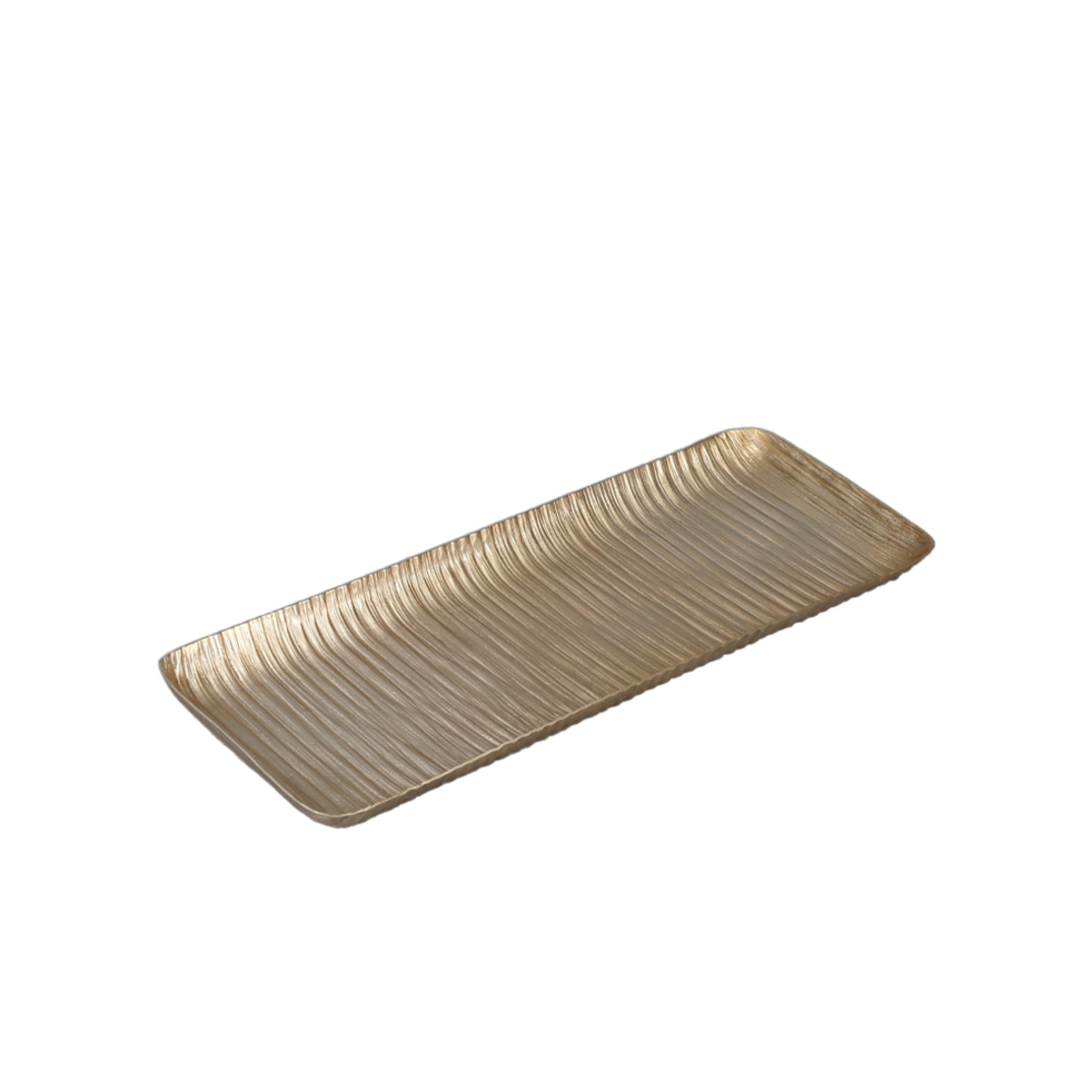 THREAD TRAY ALUMINIUM CHAMPAGNE 41x15,5xH1,5cm IN