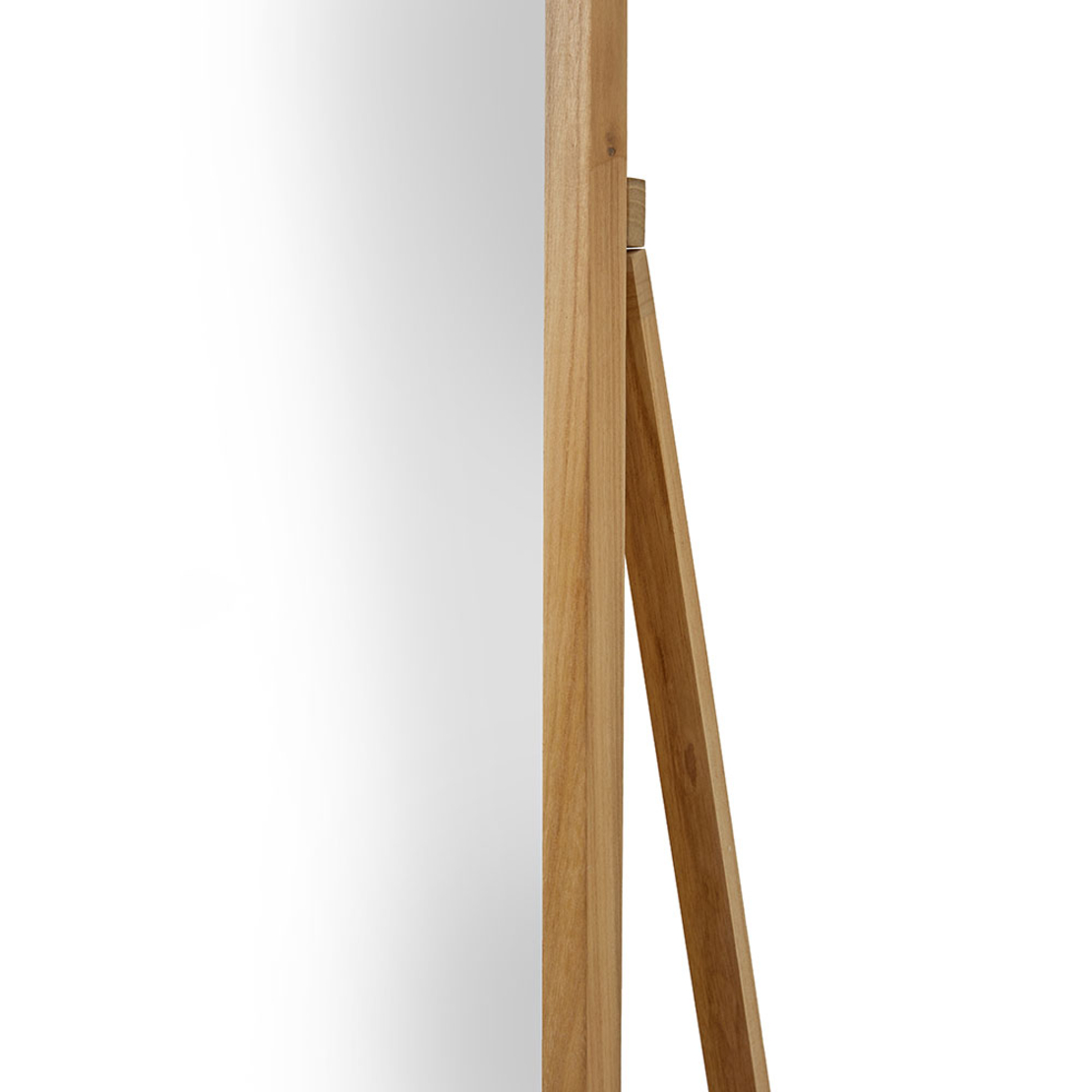 SCANDI STAND MIRROR WOOD NATURAL 45xH175cm E1 PRC