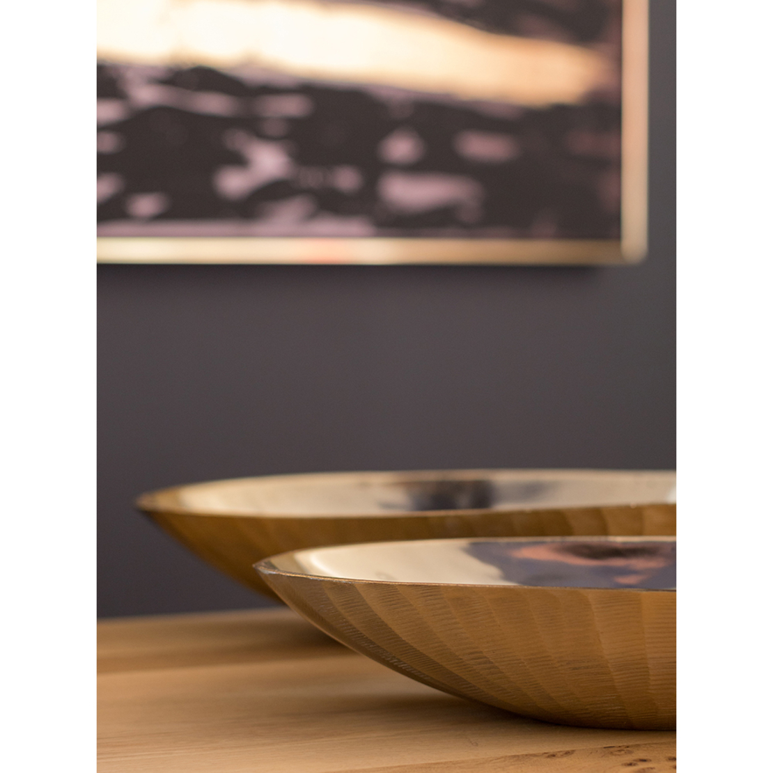 CIOTO BOWL ALUMINIUM GOLD 43x18xH9cm IN