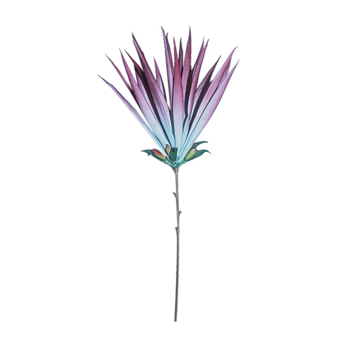 PURPLE 1 ARTIFICIAL LEAF EVA FOAM PINK FUCHSIA H89