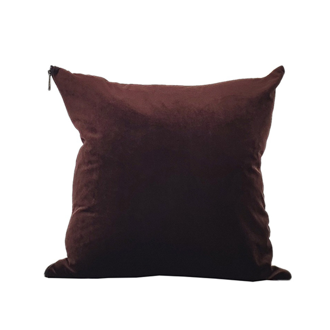 GLAM DECOR CUSHION FABRIC POLYESTER RUSTY RED BEIG