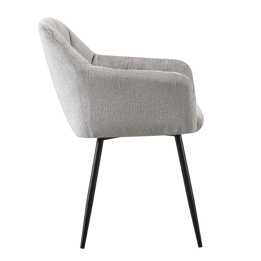 SAVVY CHAIR FABRIC PURO LIGHT METAL BLACK PRC