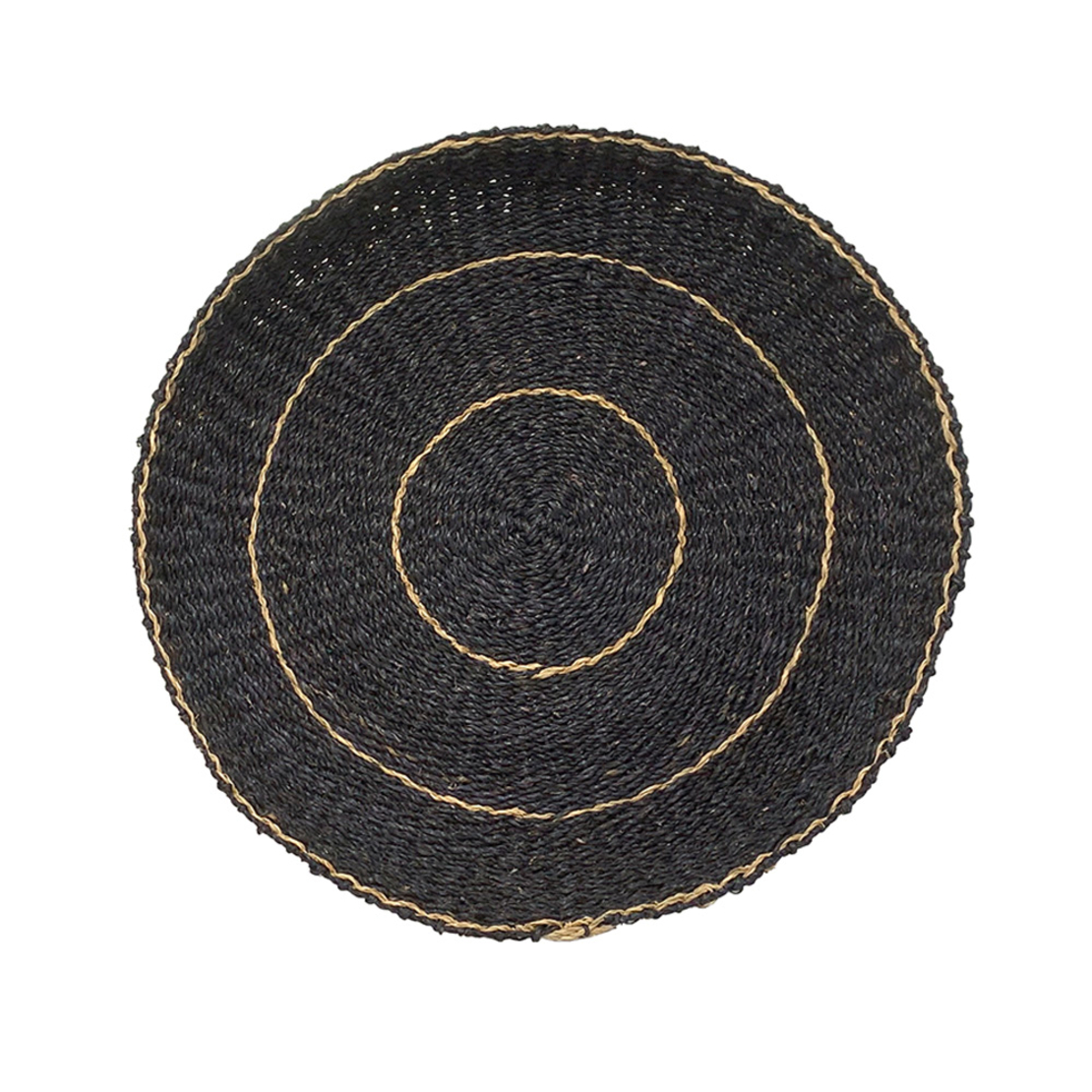 JABBAR NEGRO DECO WALL SEAGRASS BLACK NATURAL 61x6