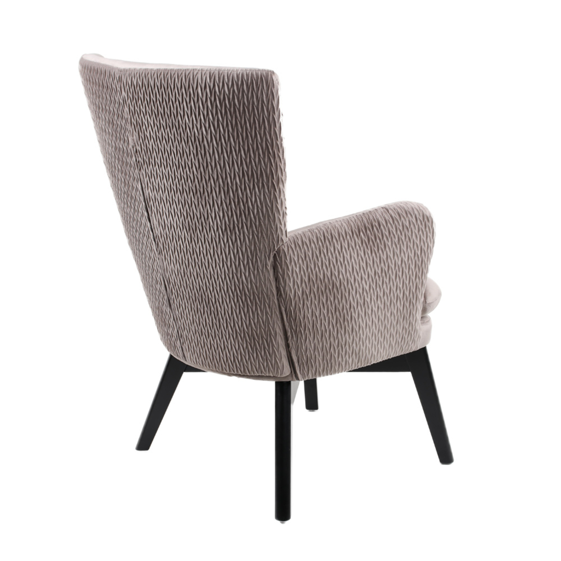 LOU LOU ARMCHAIR FABRIC BEIGE WOOD RUBBERWOOD BLACK E1 PRC