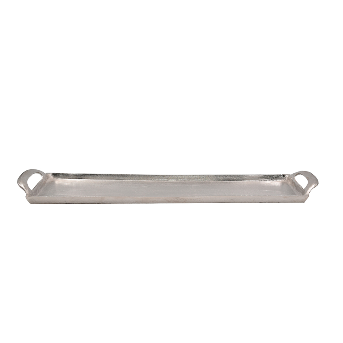 ADORO TRAY ALUMINIUM SILVER 61x16xH4cm IN