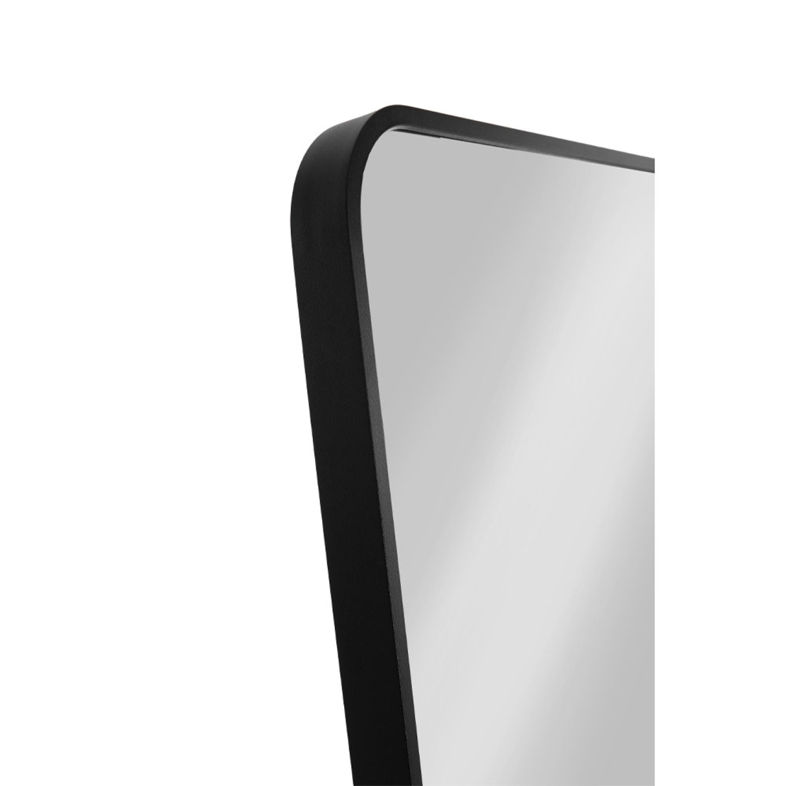 LISSO MIRROR STANDING ALUMINIUM BLACK 40x165