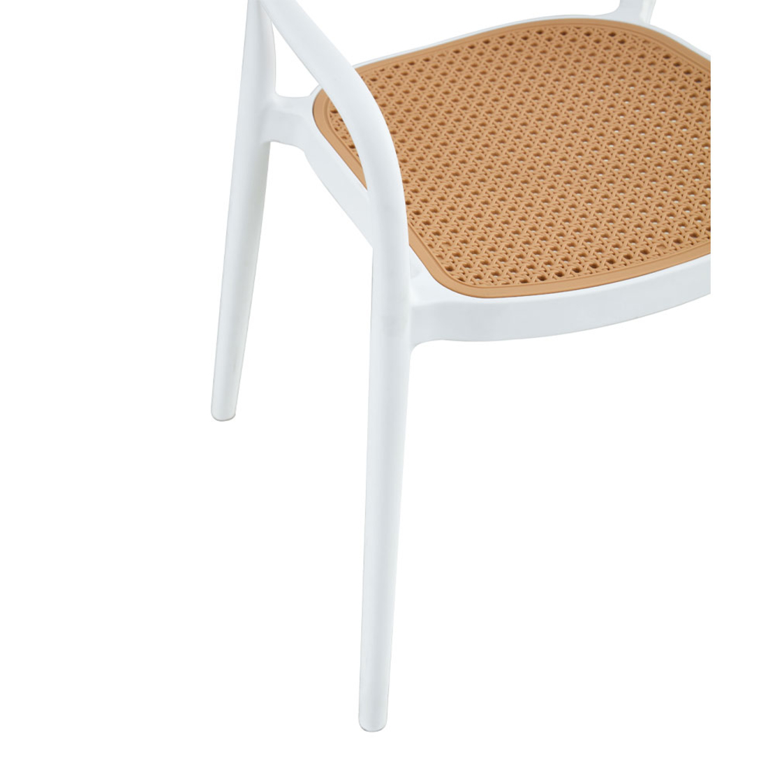 BISTROT CHAIR PP WHITE NATURAL PRC