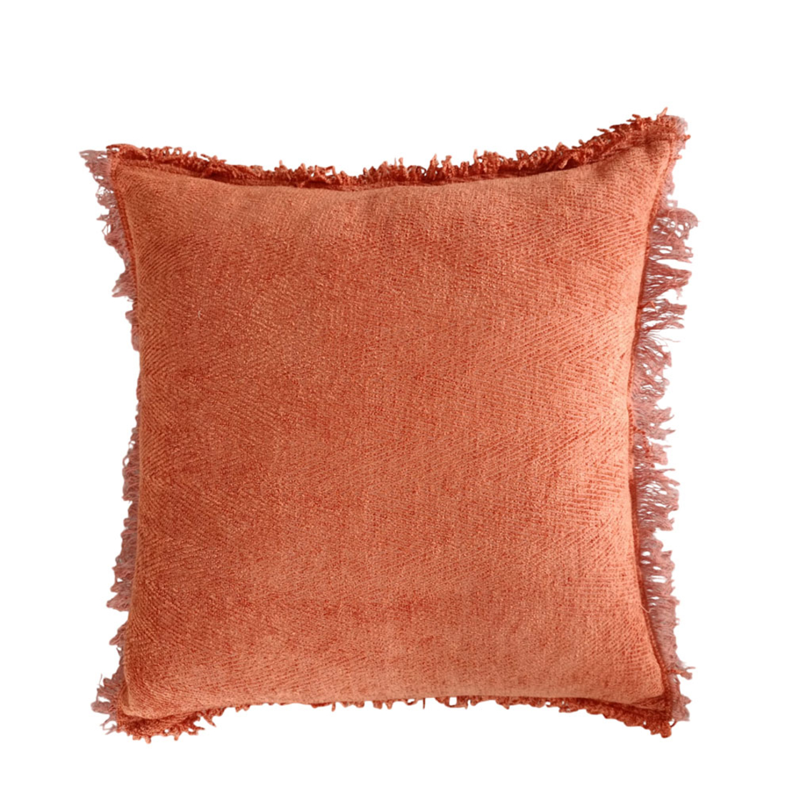 BELUD DECOR CUSHION 45x45 FABRIC REDDISH BROWN POLYESTER