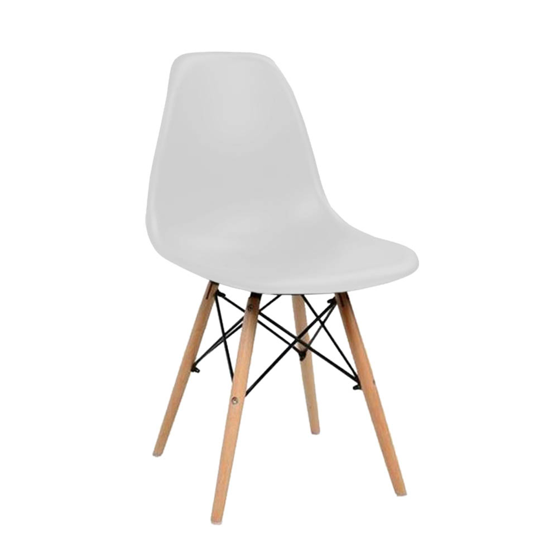 EIFFEL CHAIR PP WHITE WOOD ΒΕΕCH NATURAL PRC PIECE 39.90 лв. (4 PIECES INCLUDED)