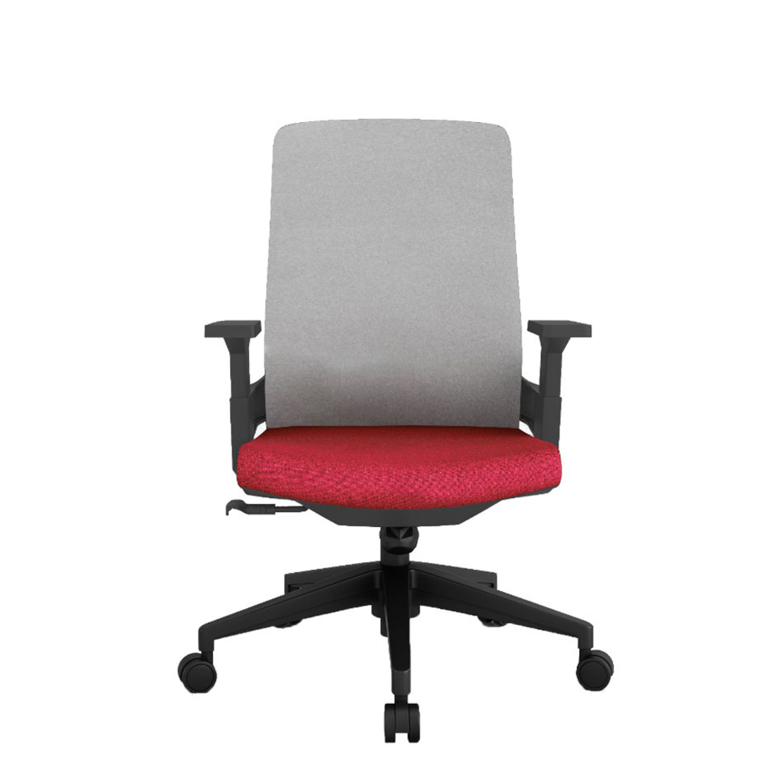 BOLD CHAIR DESK FABRIC GREY DARK BORDEAUX 60x63xH108cm E1 PRC