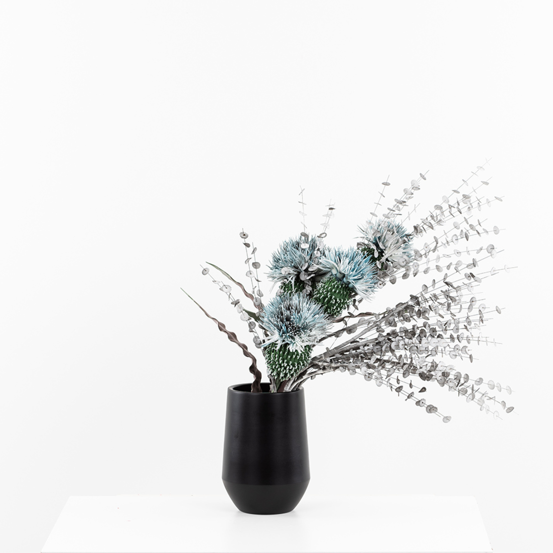 COSMOS ARTIFICIAL FLOWER EVA FOAM BLUE GREEN H90cm