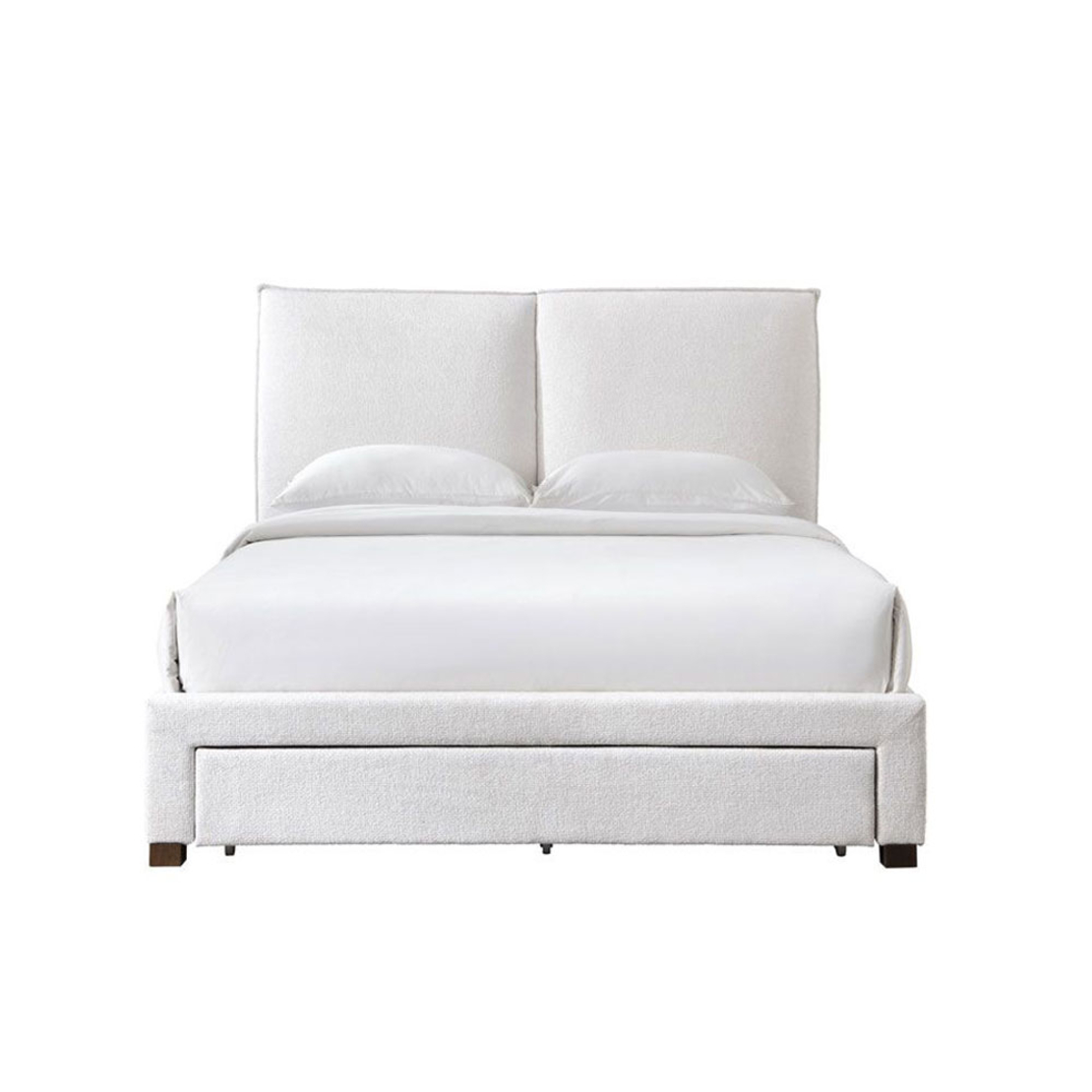 OASIS BED (FOR MATTRESS 160x200cm) FABRIC CREAM FABRIC E1