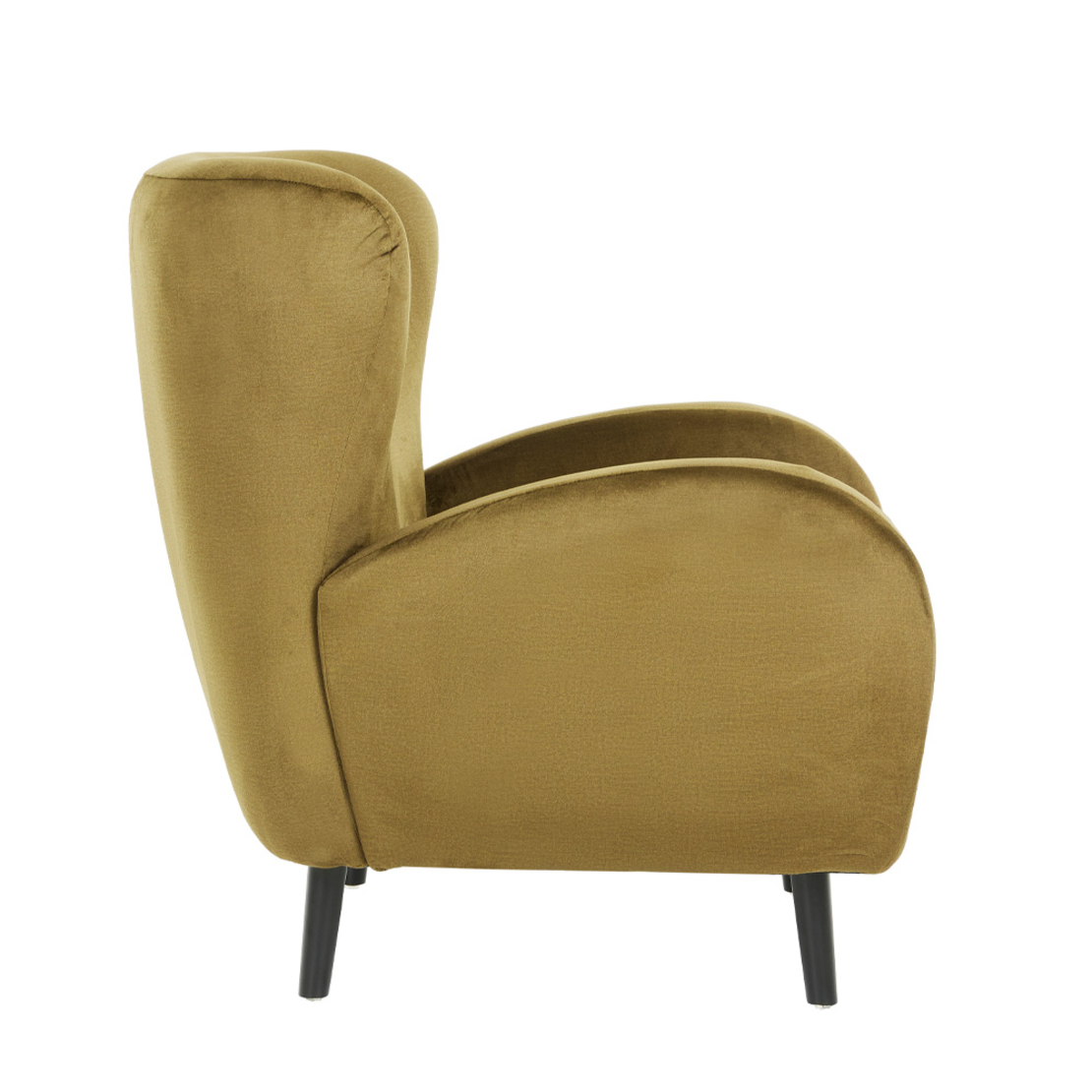 ONE ONLY ARMCHAIR FABRIC OLIVE GREEN WOOD BLACK E1 PRC