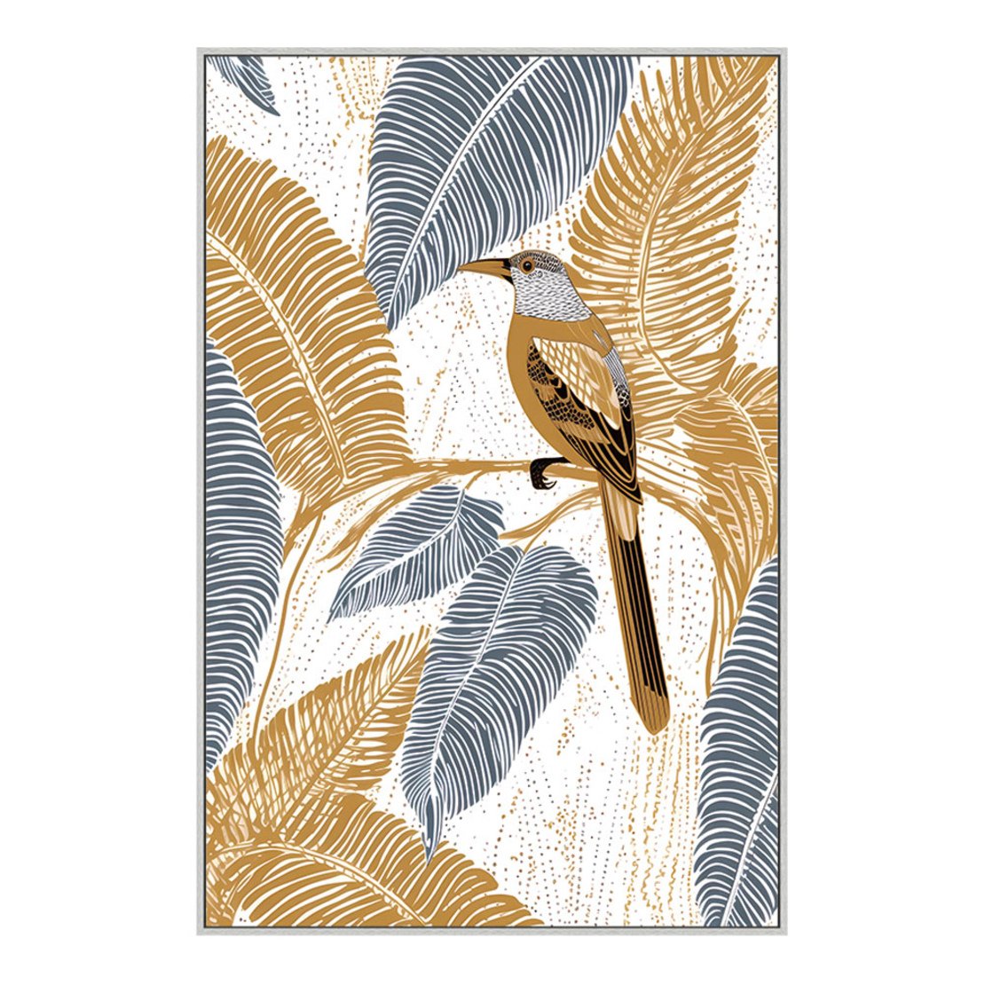 FEELS LIKE SPRING PAINTING CANVAS MULTICOLOR WOOD