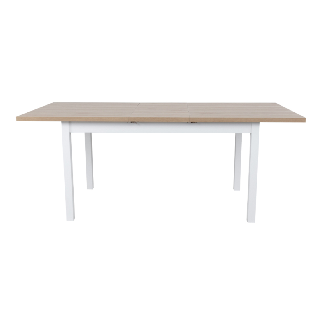 COTTAGE TABLE EXTENDABLE MELAMINE WHITE NATURAL E1 PRC