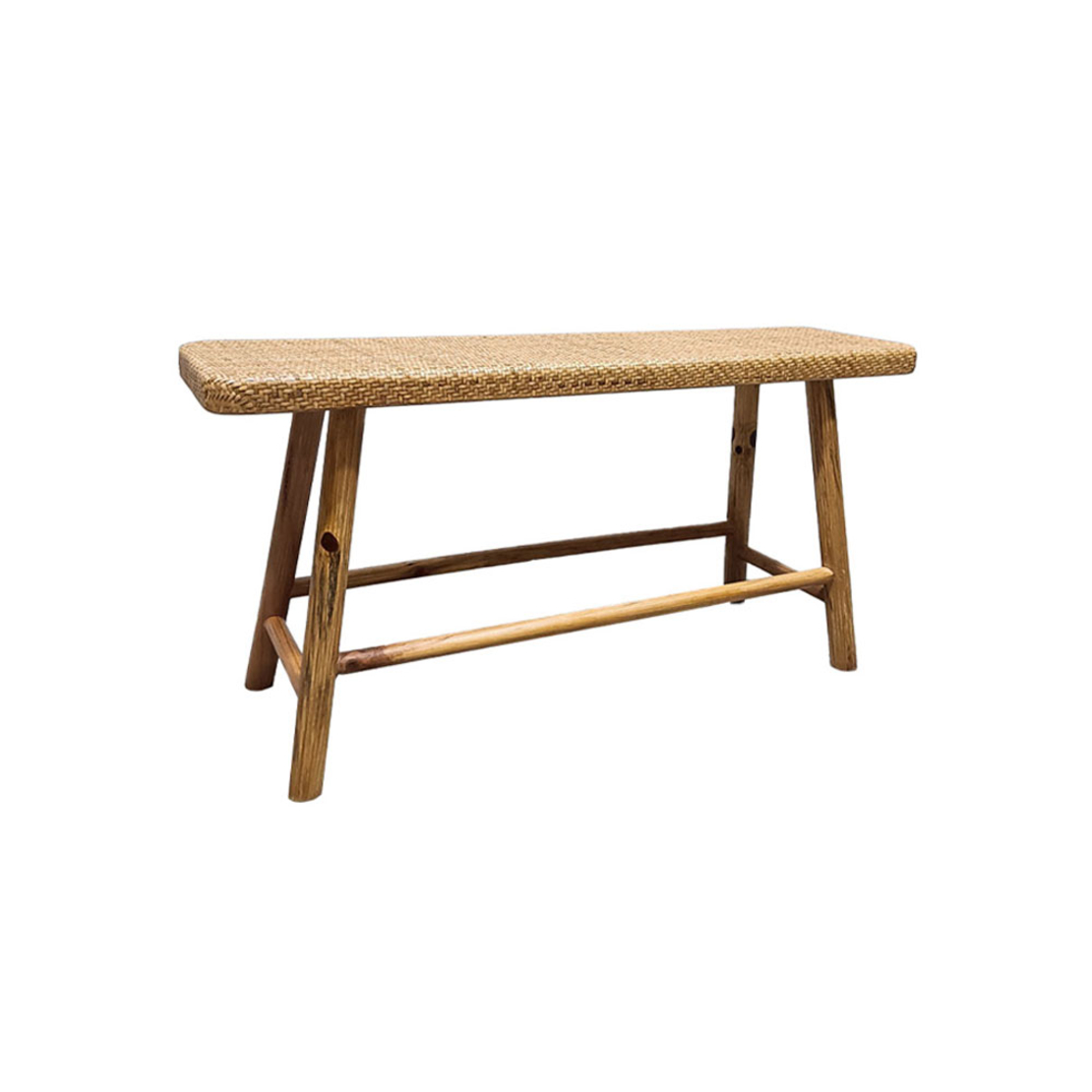 KAMIRA STOOL FIR WOOD NATURAL RATTAN NATURAL P