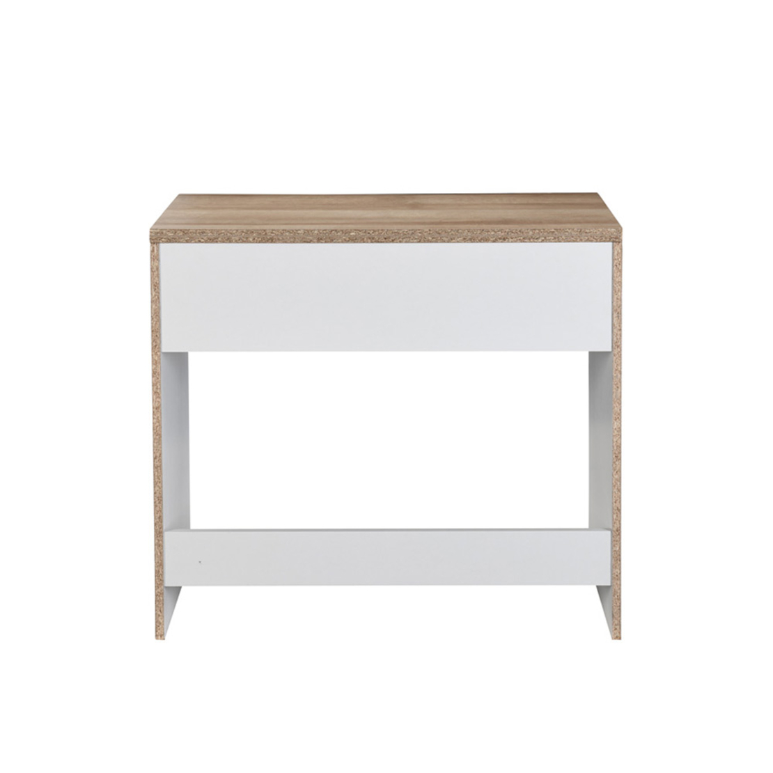 PRACTICO DESK 1DRAWER CHIPBOARD WITH MELAMINE CARTA WHITE NATURAL 80x40xH76cm E1 MY