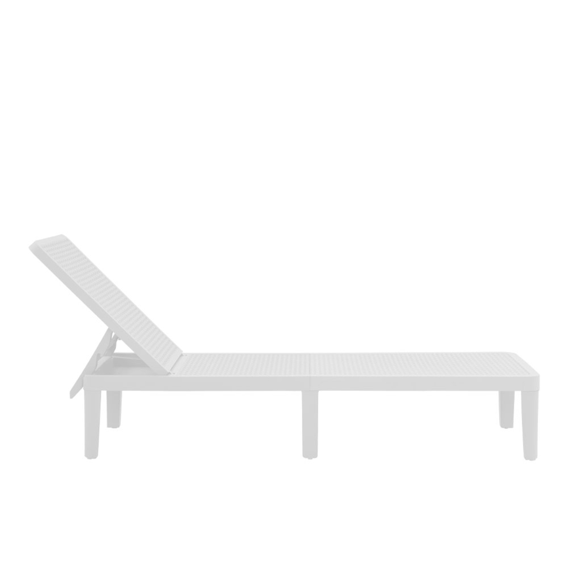 SEAGULL SUNBED PP WHITE 191x55x29 PRC