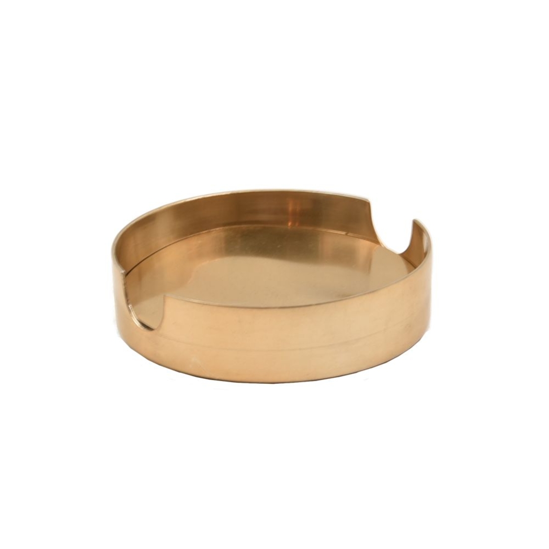 COAL COASTER ALUMINIUM GOLD D11xH3cm IN