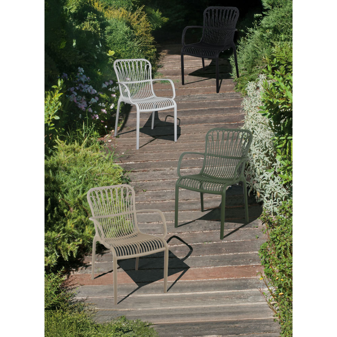 JAKARTA CHAIR PP GREEN DARK PRC