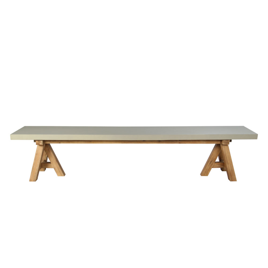 ERESOS BENCH LIMESTONE CEMENT LIGHT NATURAL 200x40