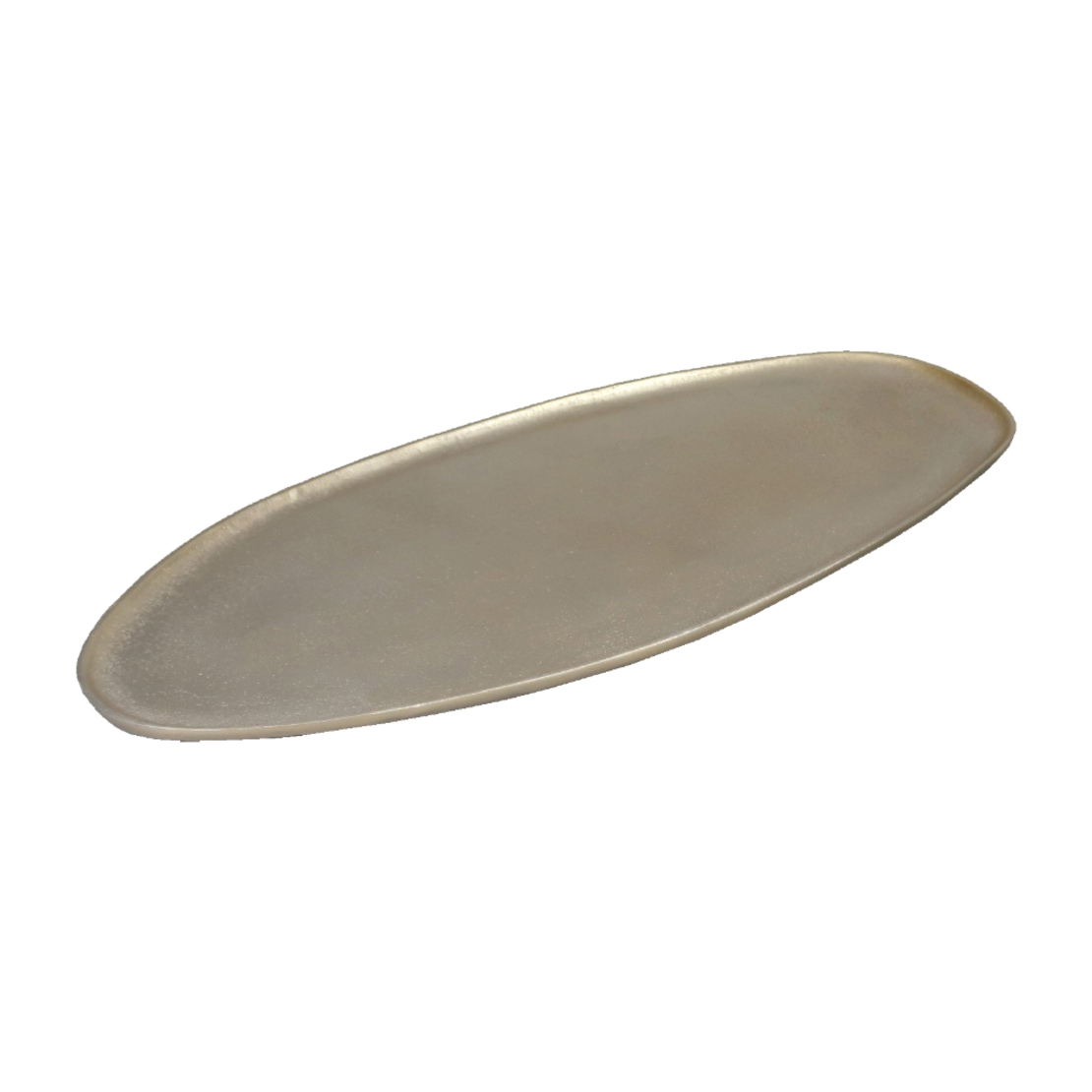 MANDY TRAY ALUMINIUM CHAMPAGNE 59x27xH1cm IN